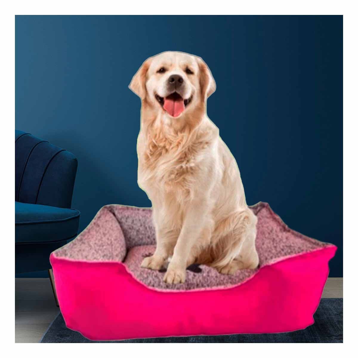 CAMA PERROS MA31047 RYBIU PET EN TONO FUCSIA TALLA XXL + STICKERS - 5