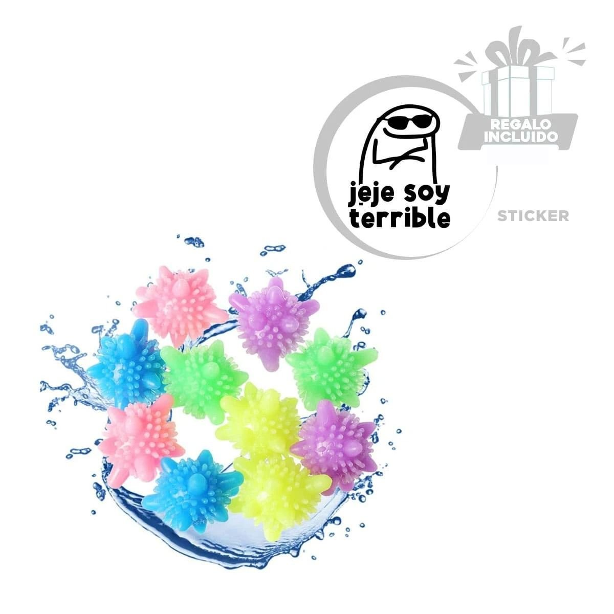 SET DESENREDANTE RYBIU HO30083 FUNCIONAL LAVADORA MULTICOLOR + REGALO STICKERS - 1