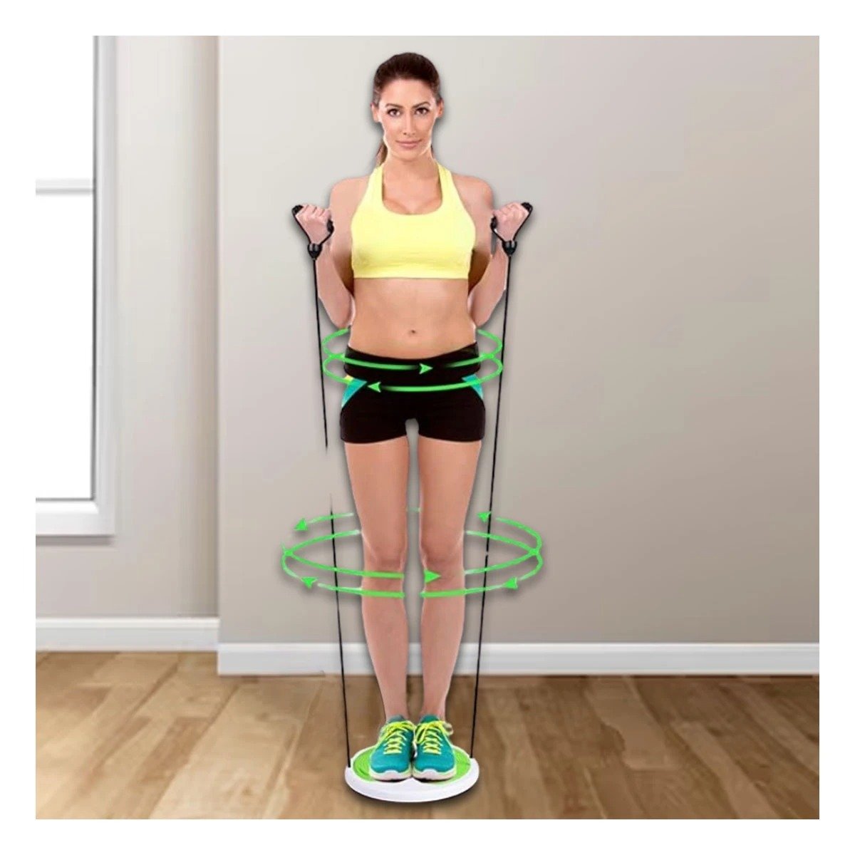 DISCO RYBIU DE30560 FITNESS CON LIGAS VERDE + PAPEL DE REGALO - 2