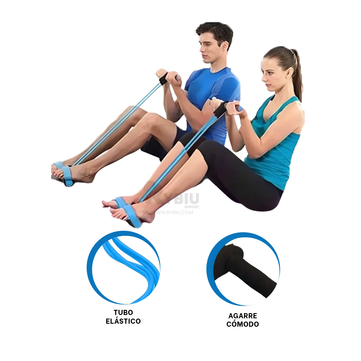 LIGA RYBIU DE30584 DE ENTRENAMIENTO CELESTE Y NEGRO + REGALO AGENDITA - 4