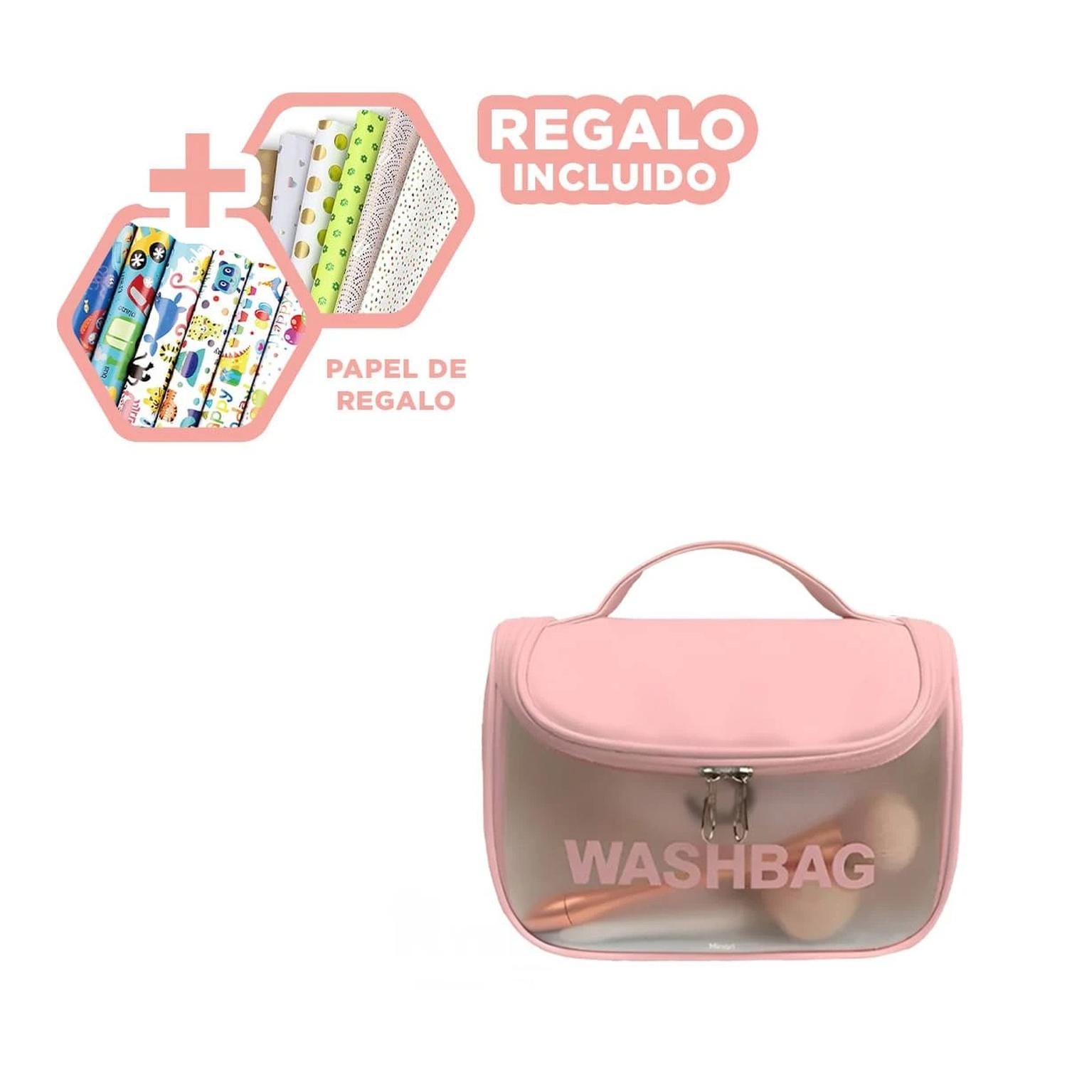 NECESER RYBIU BE30325 ROSADO PRACTICO DE MAQUILLAJE Y PAPEL DE REGALO - 1