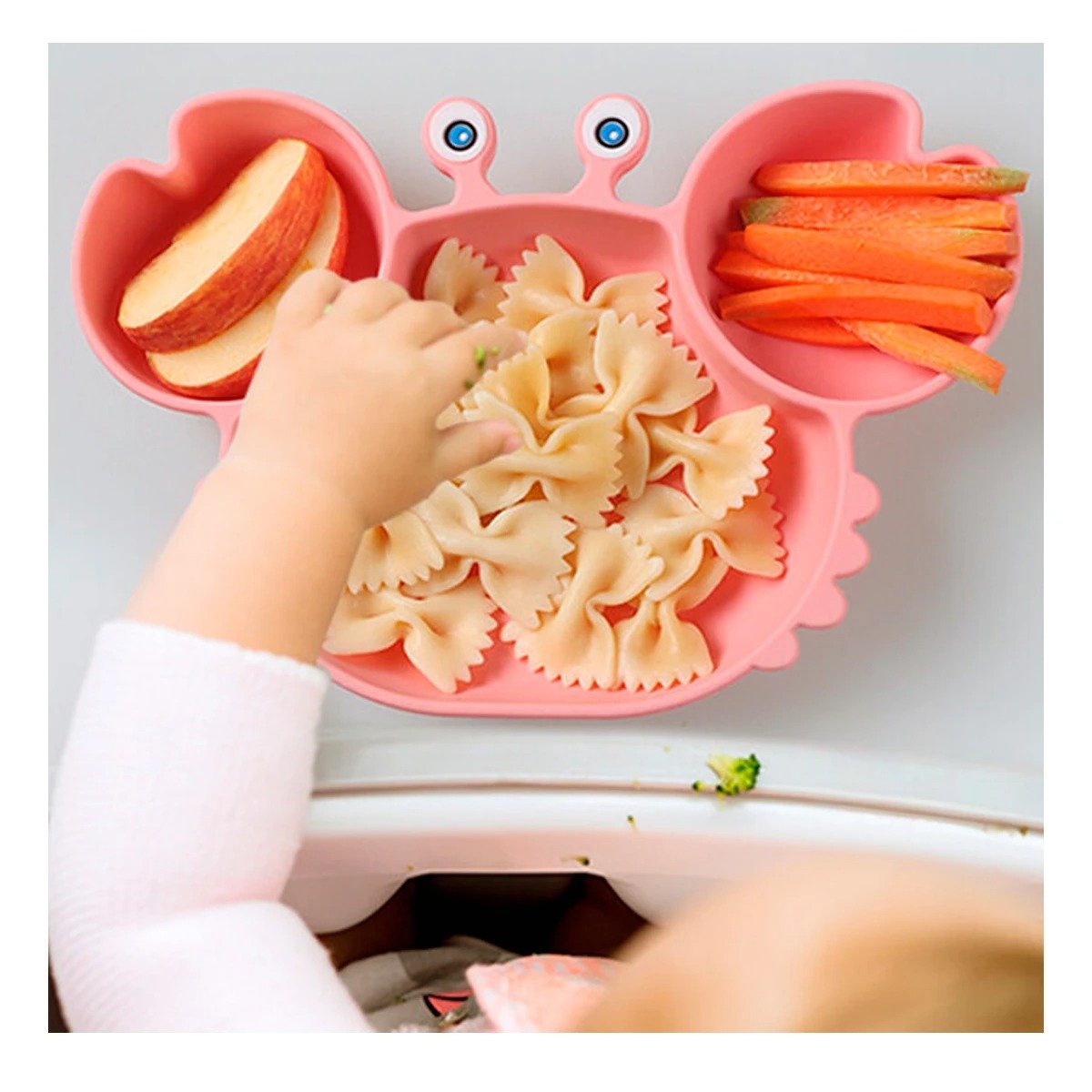 PLATO RYBIU BE32152 ROSADO CON VENTOSA + STICKERS - 2