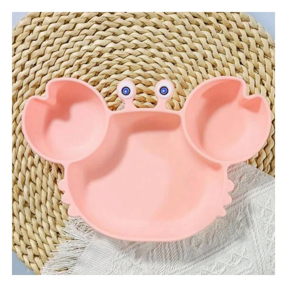 PLATO RYBIU BE32152 ROSADO CON VENTOSA + STICKERS - 5