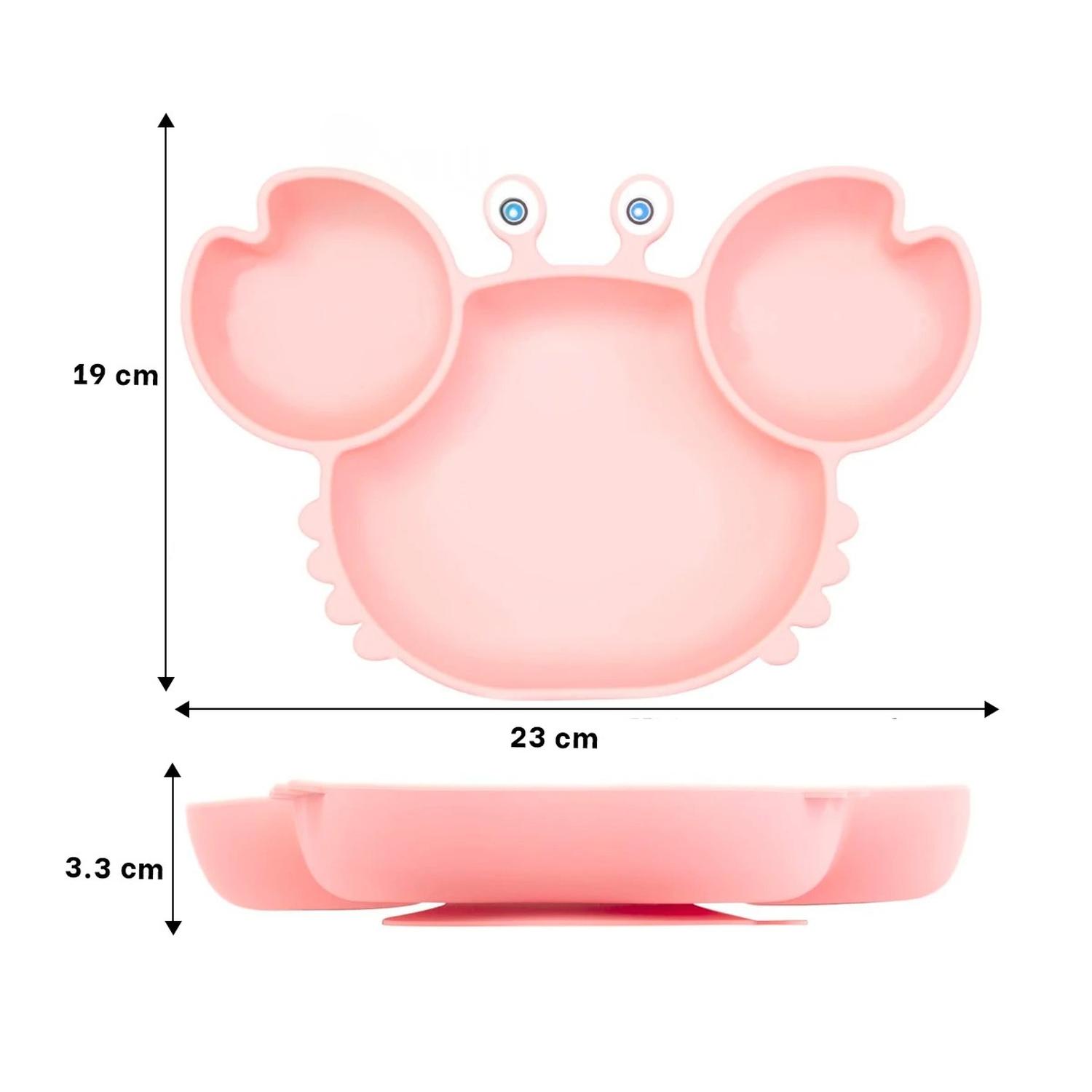PLATO RYBIU BE32152 ROSADO CON VENTOSA + STICKERS - 6