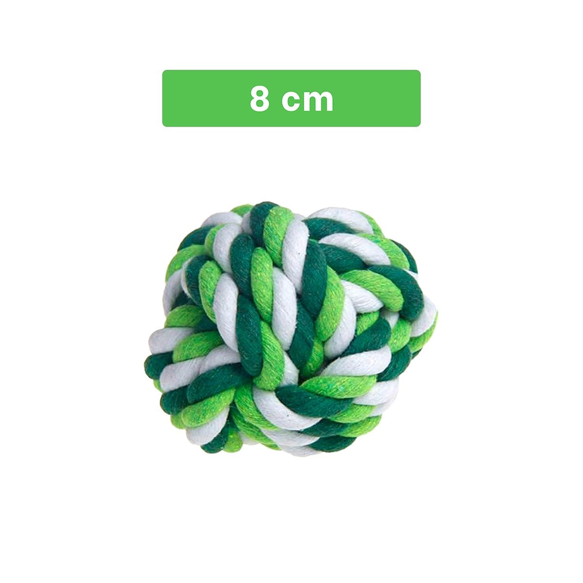 ESFERA DE SOGA TRENZADA QUE ESTIMULA DIVERSION Y ENERGIA VERDE - 4