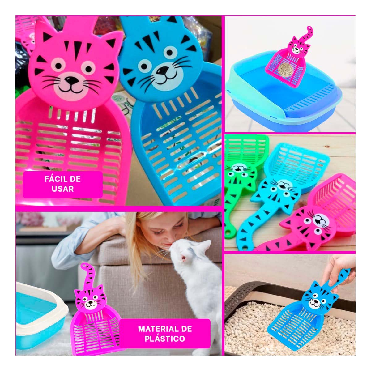SET PALAS PERRO MA29631 CERNIDORAS X 3 MULTICOLOR RYBIU - 5