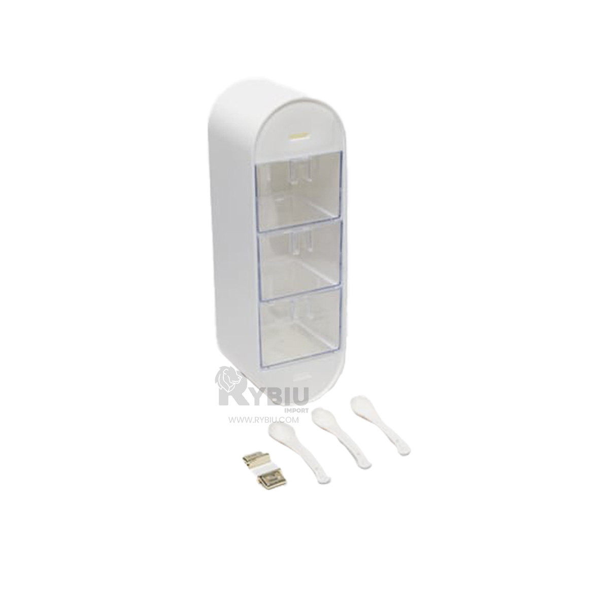 ORGANIZADOR RYBIU CO29433 BLANCO ESPECIAS FUNCIONAL + REGALO AGENDITA - 4