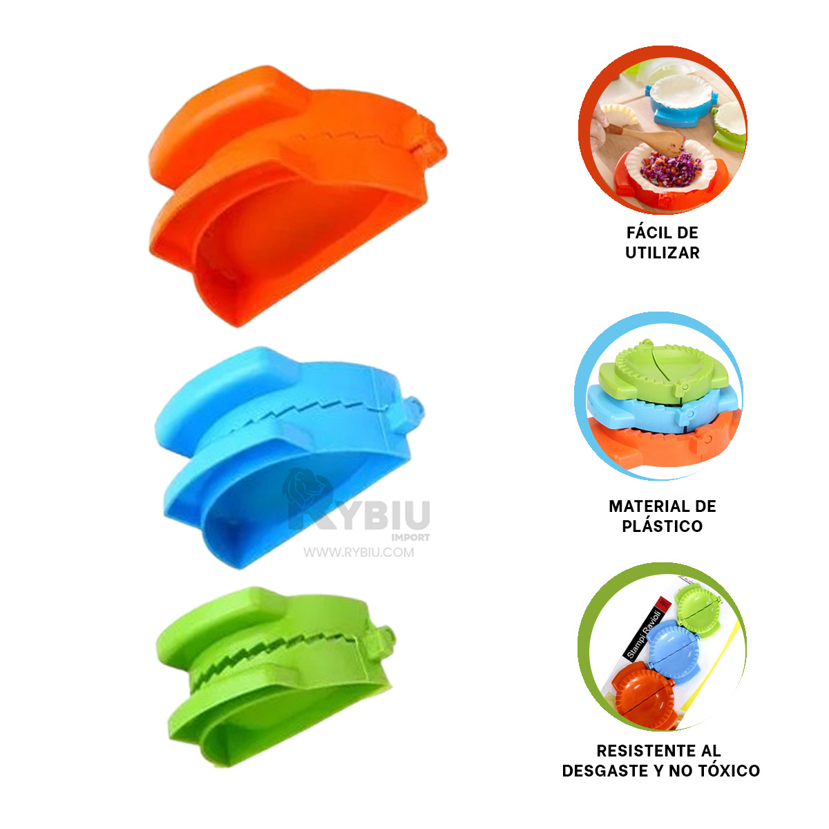 SET MOLDES RYBIU CO29797 MULTICOLOR TRES + REGALO AGENDITA - 2