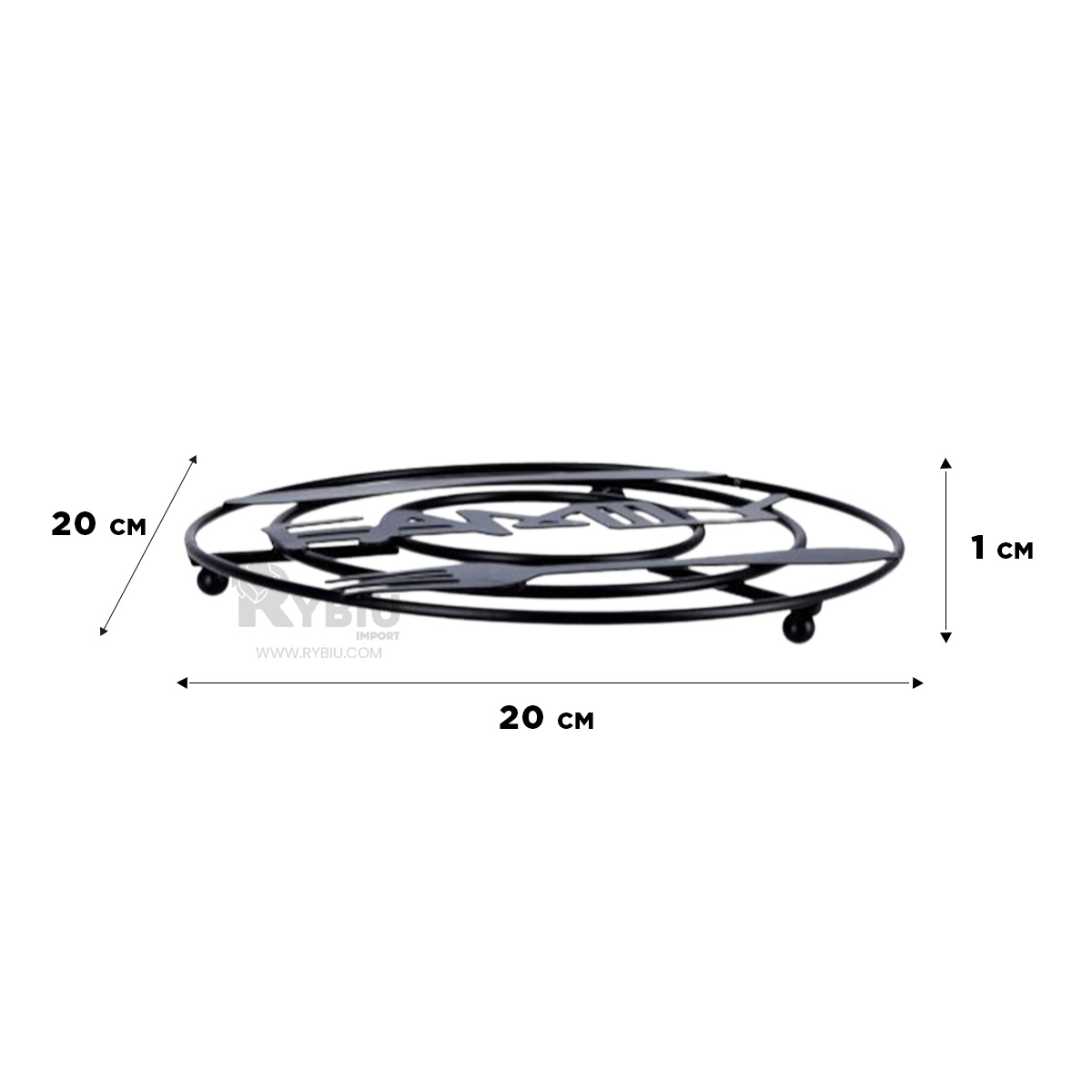 POSA OLLAS RYBIU CO29717 NEGRO FACIL LIMPIAR + REGALO AGENDITA - 5