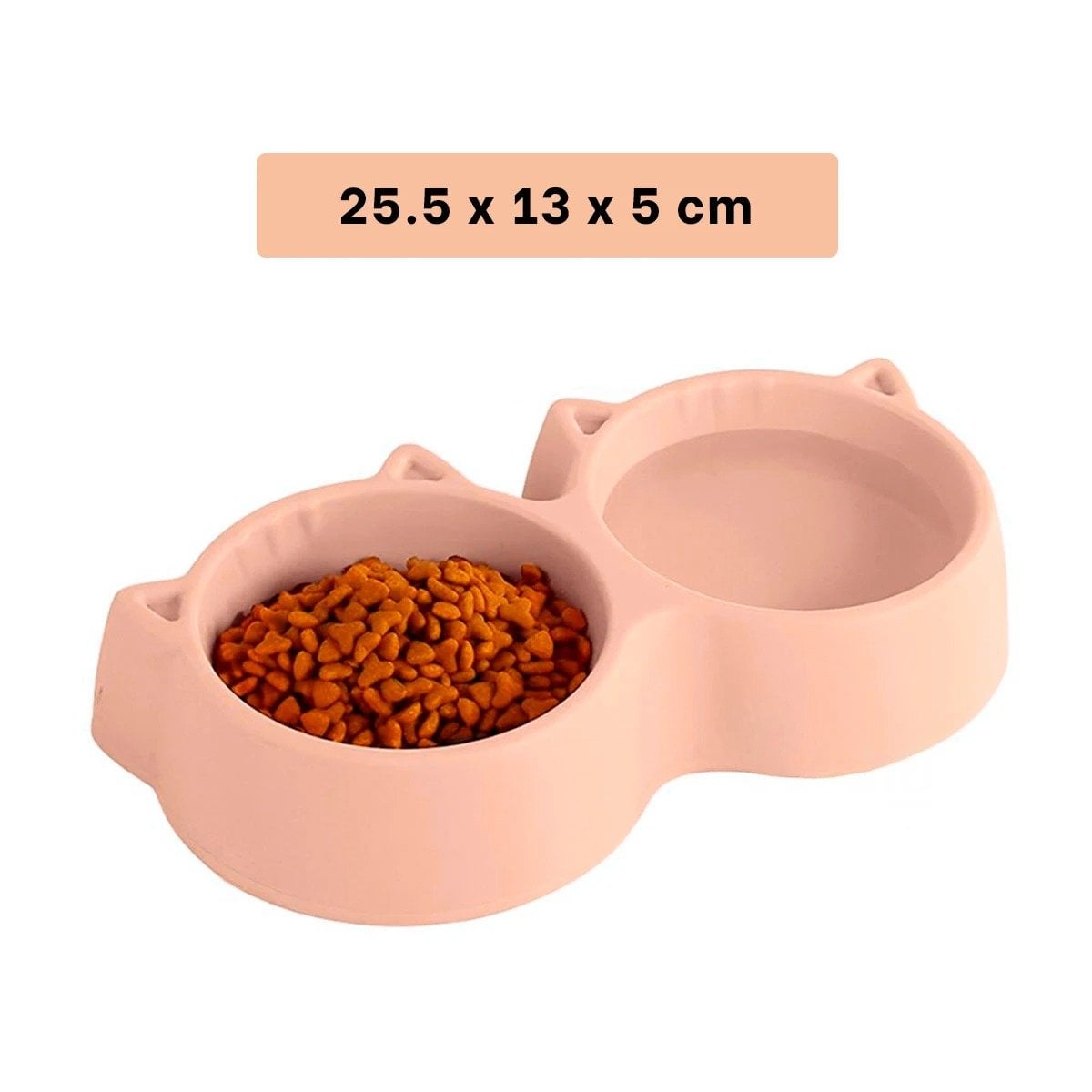 PLATO GATO MA31284 DOBLE FORMA OREJITAS COLOR CREMA RYBIU - 4