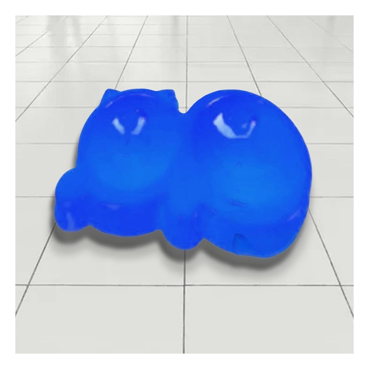 PLATO GATO MA31288 DOBLE FORMA OREJITAS COLOR AZUL RYBIU - 1
