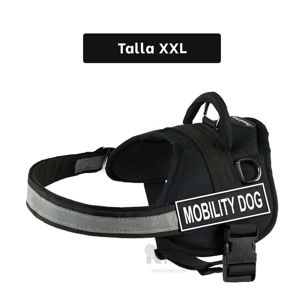 PECHERA PERROS MA30987 RYBIU FACIL USO EN NEGRO XXL Y+AGENDITA - 2