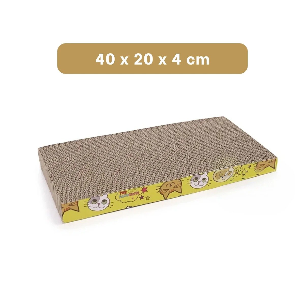ARAÑADOR PLANO DE CARTON PARA GATOS USO DIARIO - 4
