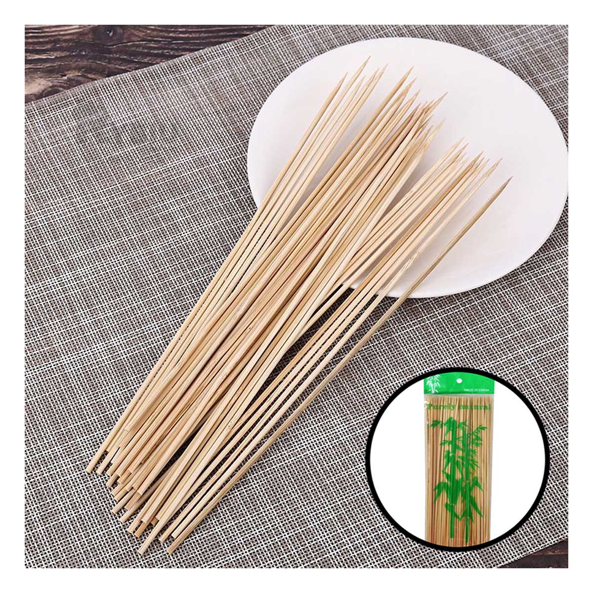 PALITOS DE 85 UNIDADES EN BAMBU DE CALIDAD Y+REGALO STICKERS - 1