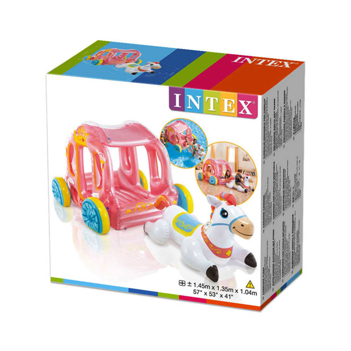 CARRUAJE RYBIU CREATIVO DE NIÑOS ROSADO + REGALO AGENDITA - 2