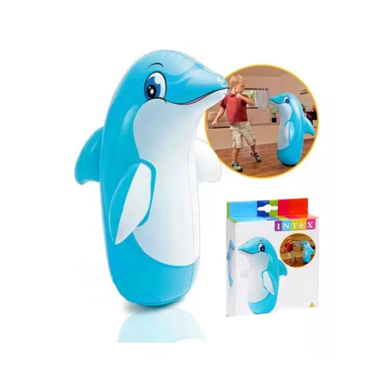 PORFIADO JUGUETE COLORIDO CON FORMA DELFIN Y+REGALO AGENDITA - 2