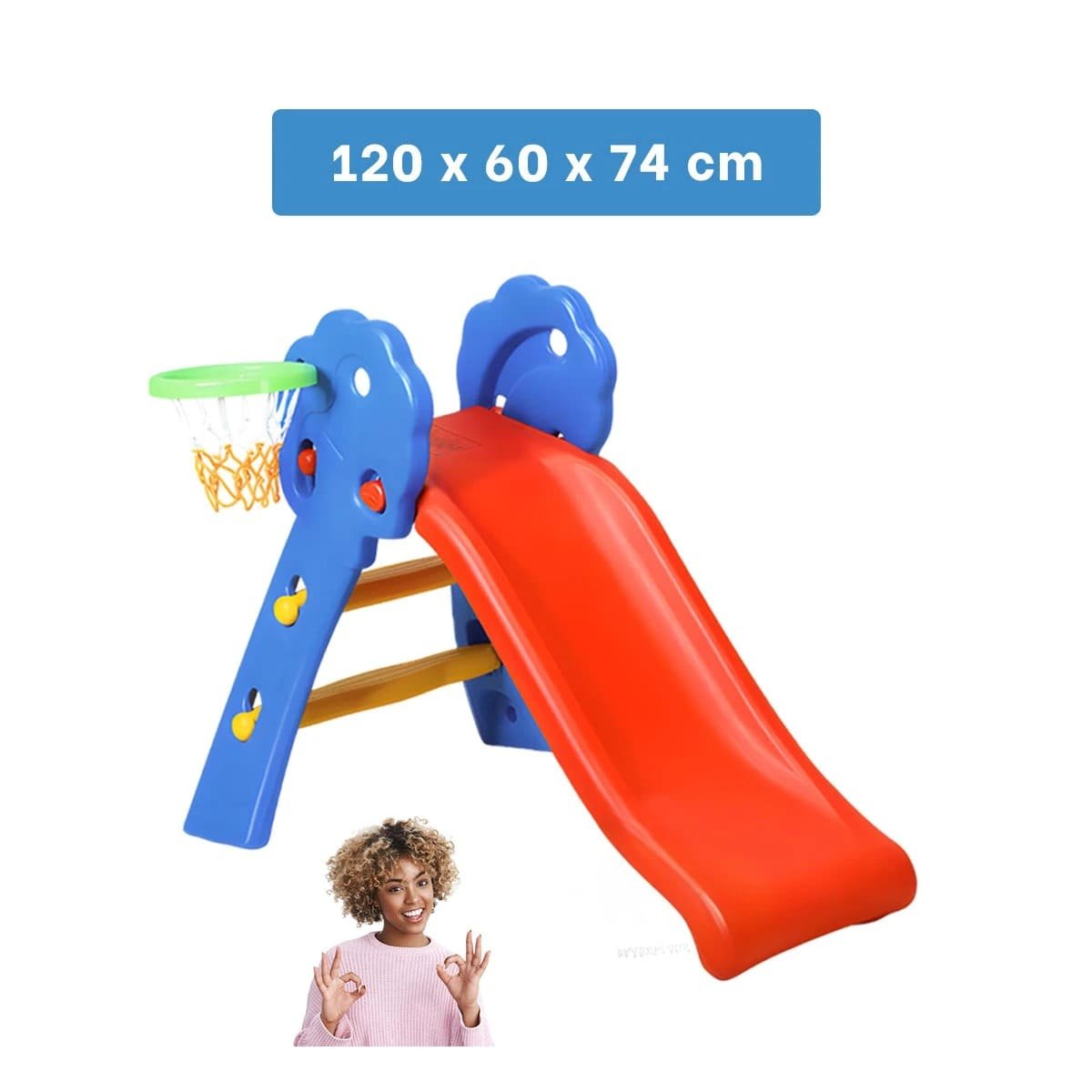 CENTRO DE SALTO 120CMX60CMX74CM CON DESLIZADOR PARA LA ALEGRIA DE SU DOMICILIO Y+REGALO STICKER - 4