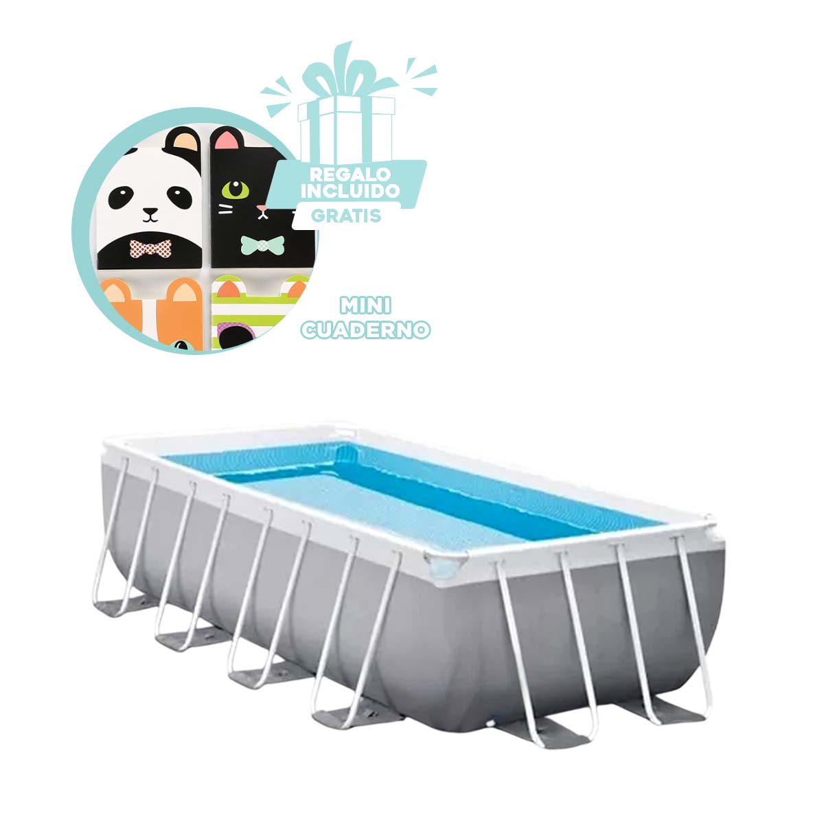 PISCINA INFLABLE PARA TODOS LOS PEQUES Y+REGALO AGENDITA - 2