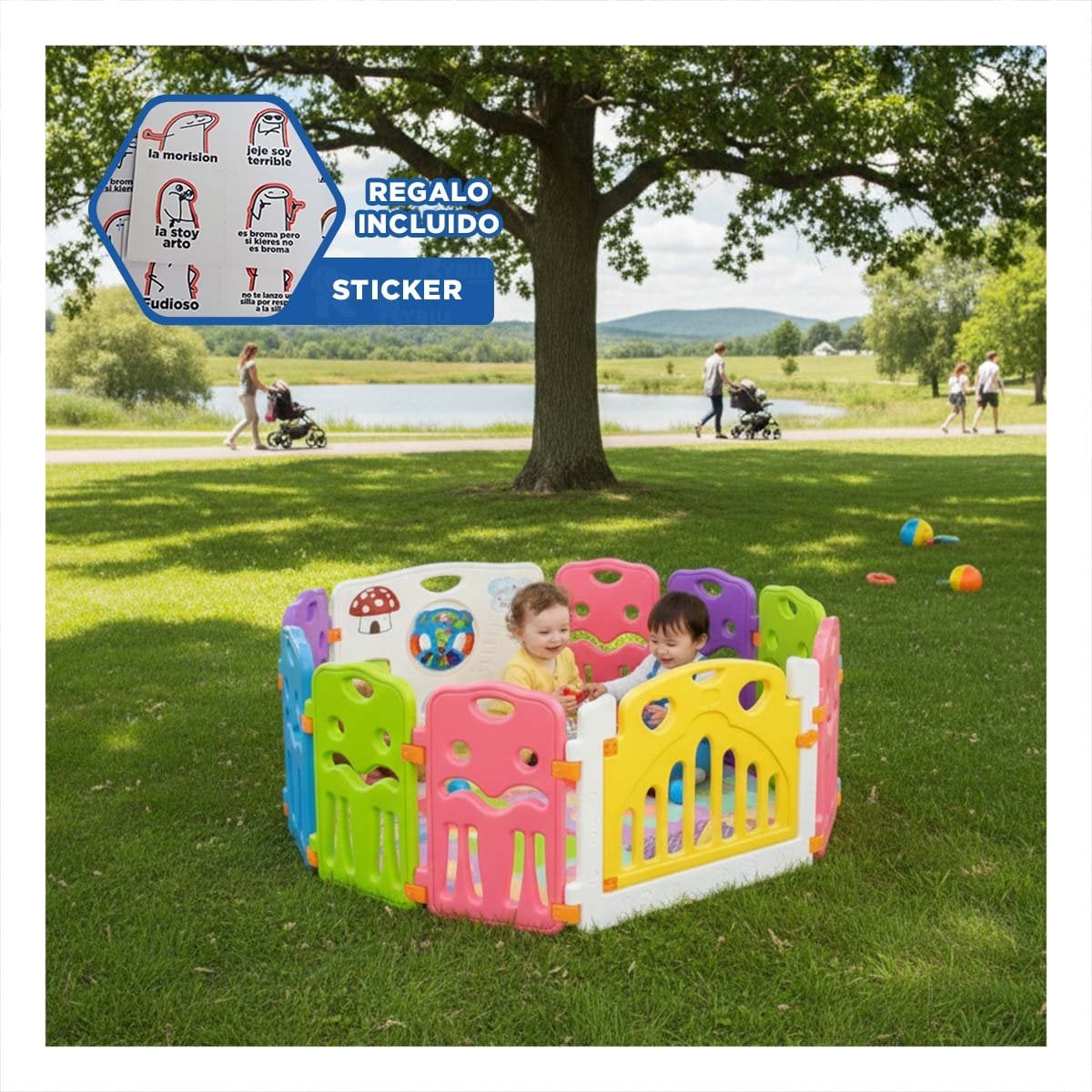 CENTRO DE ACTIVIDADES PARA FOMENTAR LA INDEPENDENCIA DE SU HIJO DE FORMA SANA Y+REGALO STICKER - 1