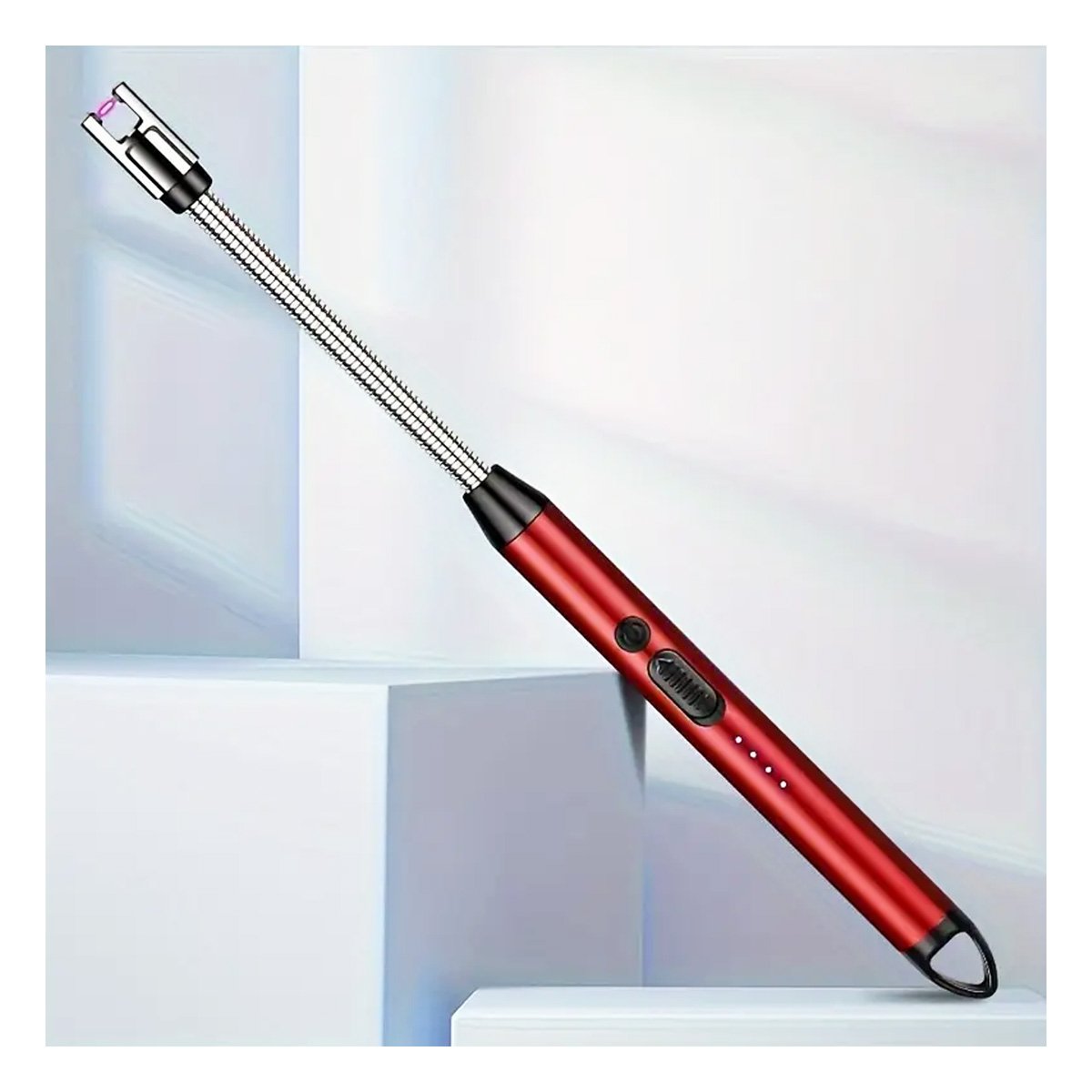 ENCENDEDORES RYBIU CO30507 ROJO COCINA RECARGABLES + REGALO STICKERS - 1