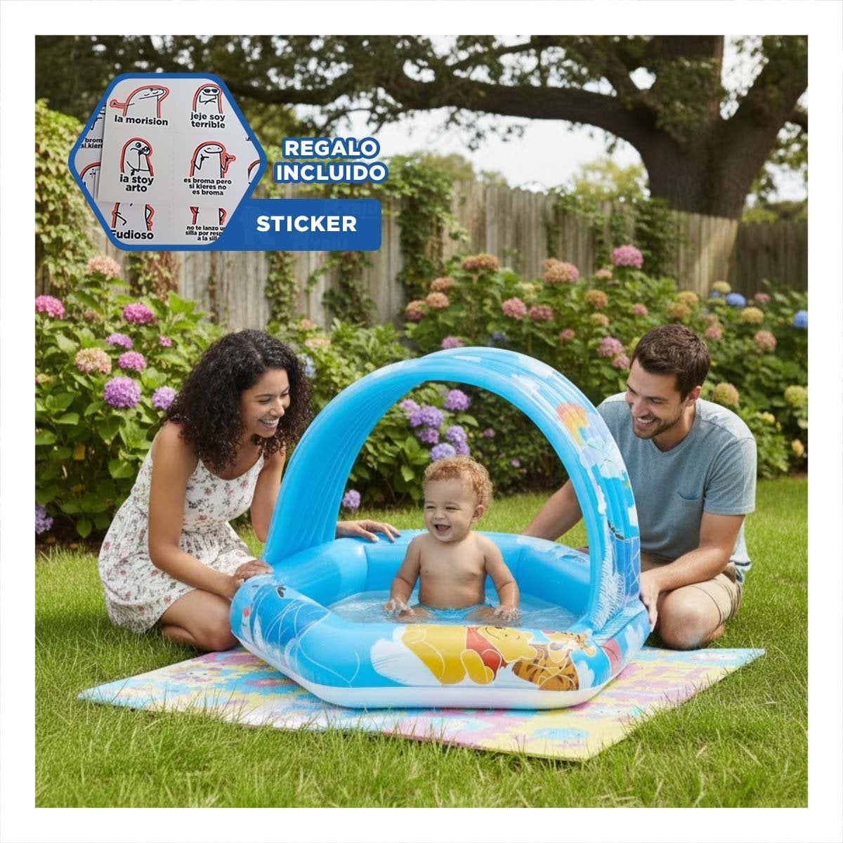 ACCESORIO DE VERANO DE TACTO MUY SUAVE PARA LA PIEL DELICADA DE LOS BEBES Y+REGALO STICKER - 1