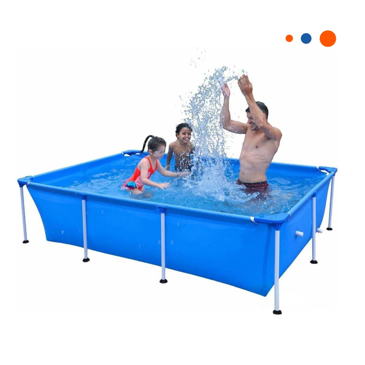 AREA DE AGUA RECREATIVA PARA JARDIN CON ESTRUCTURA REFORZADA Y+REGALO STICKER - 3
