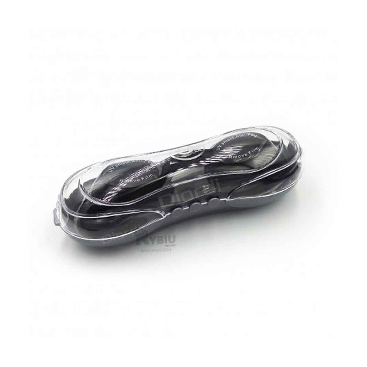 LENTES NATACIÓN RYBIU MG-F268A ALTA CALIDAD NEGRO + REGALO AGENDITA - 3