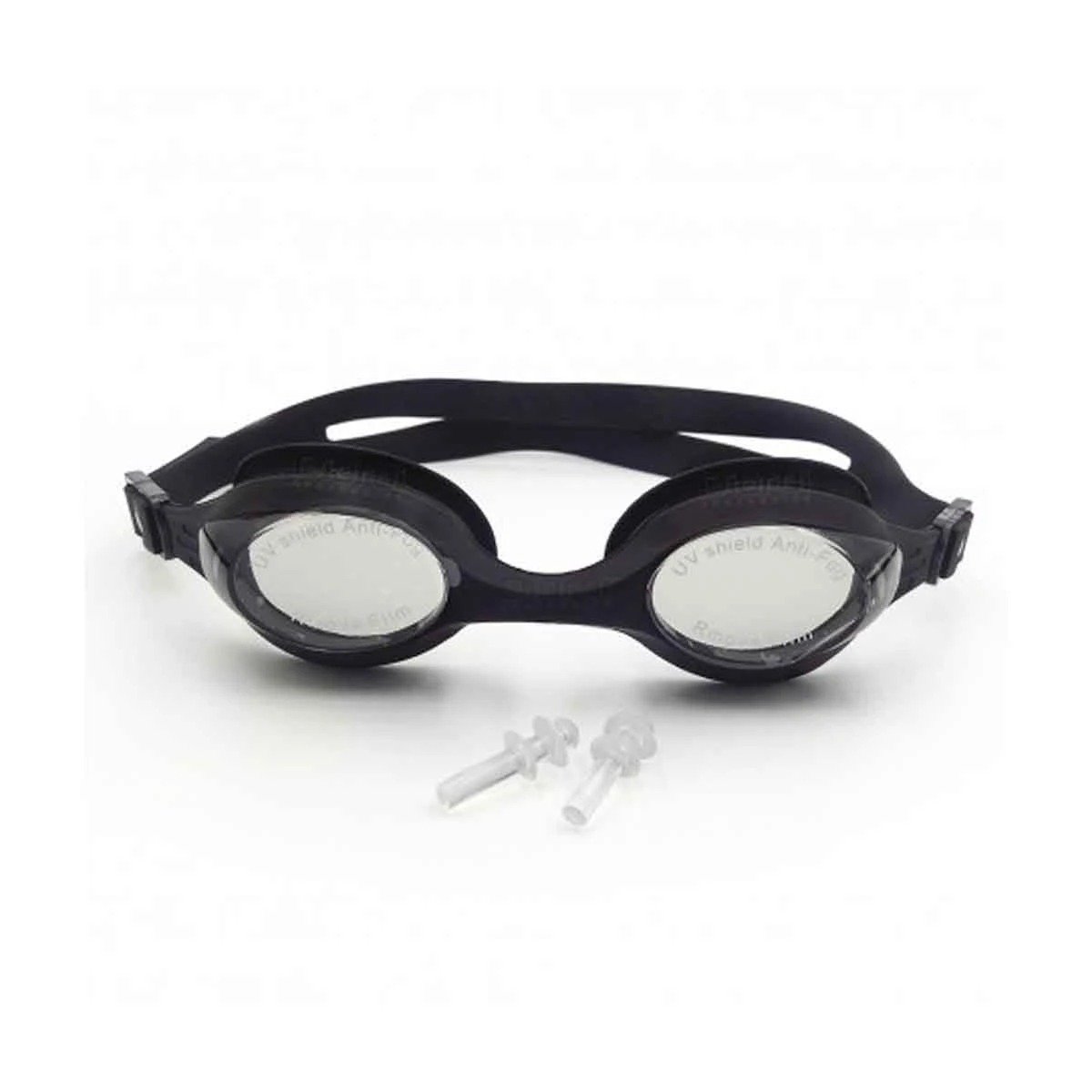 LENTES NATACIÓN RYBIU MG-F268A AJUSTABLES NEGRO + REGALO STICKERS - 3