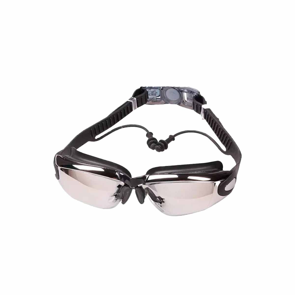 LENTES NATACIÓN RYBIU MG-HN72A AJUSTABLES NEGRO + REGALO STICKERS - 3