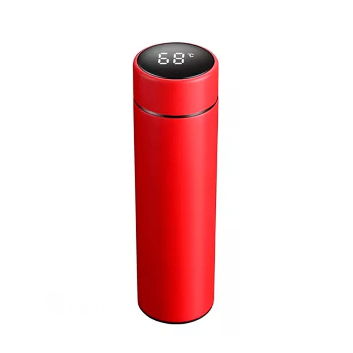 TERMO RYBIU CO30487 ACERO INOXIDABLE ELEGANTE PASEOS 500ML ROJO + PAPEL REGALO - 1