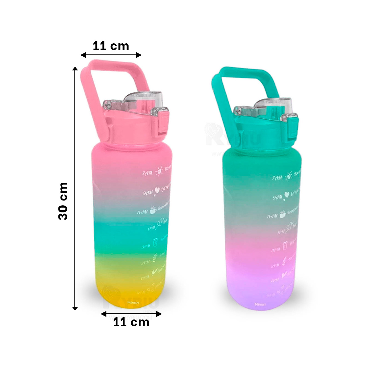 TOMATODO RYBIU CO30491 2L DEPORTIVO MULTICOLOR + REGALO AGENDITA - 5