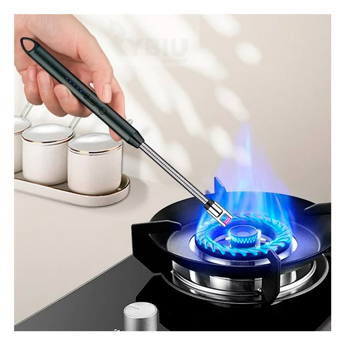 ENCENDEDOR RYBIU EXTRA FLEXIBLE EN + REGALO AGENDITA CO30502 NEGRO - 1