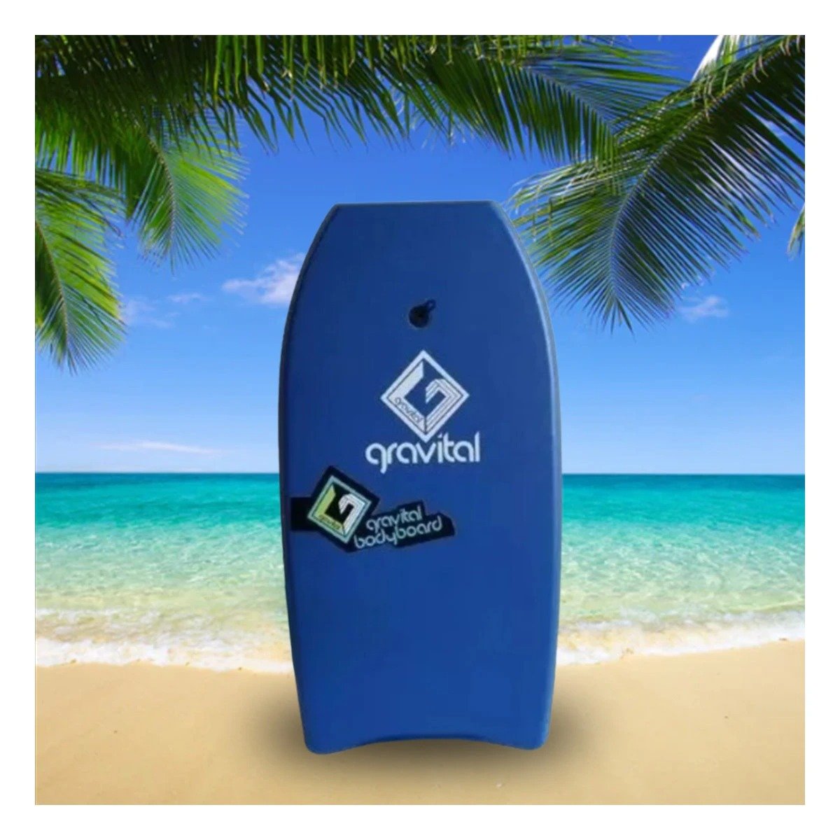 TABLA NATACIÓN RYBIU ANTIDESLIZANTE 40 AZUL + PAPEL REGALO - 2