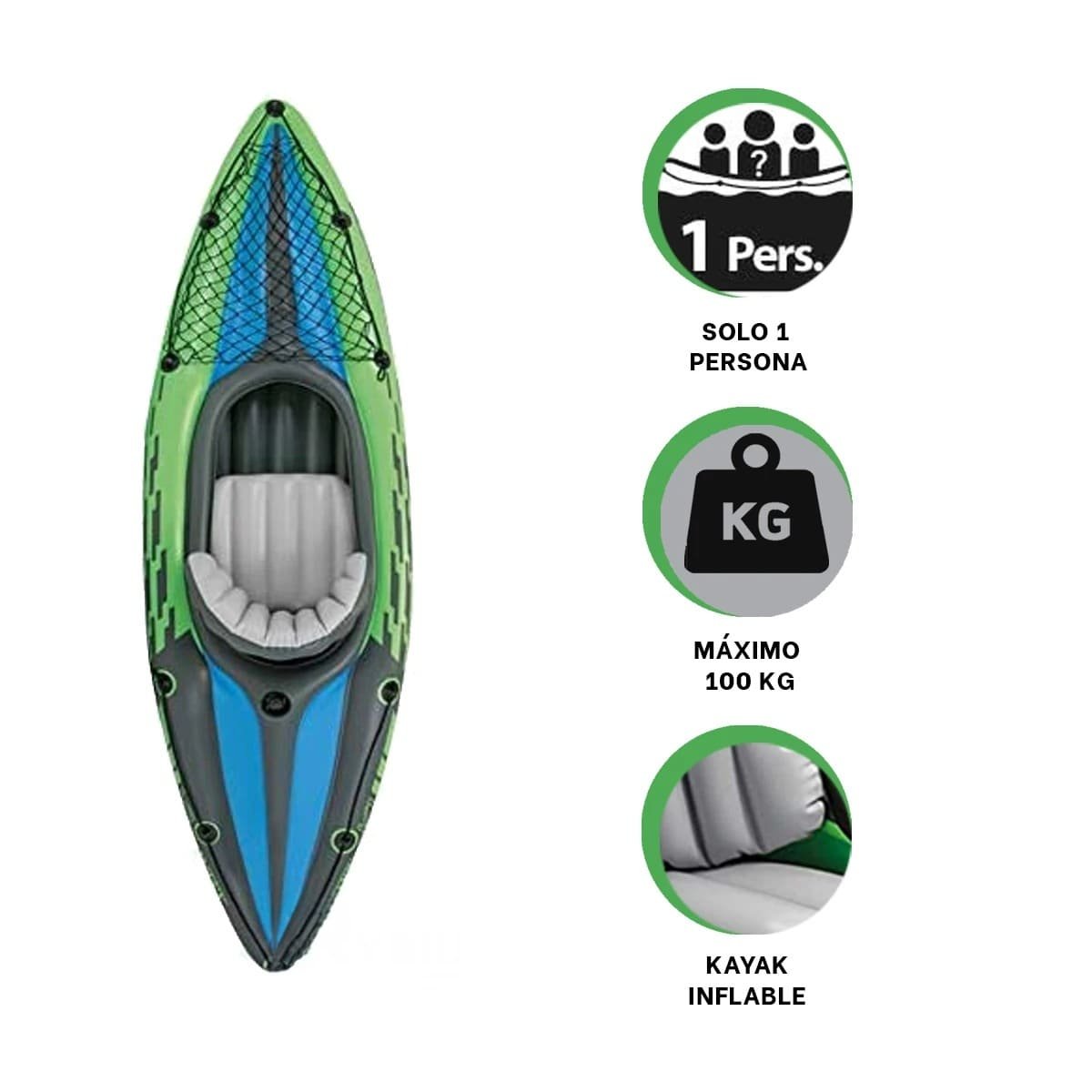BOTE RYBIU 68305 PARA ADULTOS INFLABLE Y MODERNO ESTE VERANO - 3