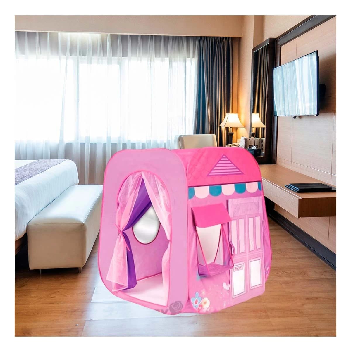 TIENDA INFANTIL LILA MG-801-3 PARA ACTIVIDADES RECREATIVAS CON AMIGOS Y+PAPEL REGALO - 5