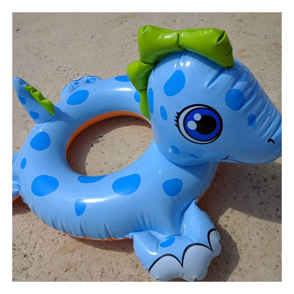 ARO INFLABLE INFANTIL CON FORMA DE CABALLO DE MAR PARA BEBE PARA ACTIVIDADES ACUATICAS - 1