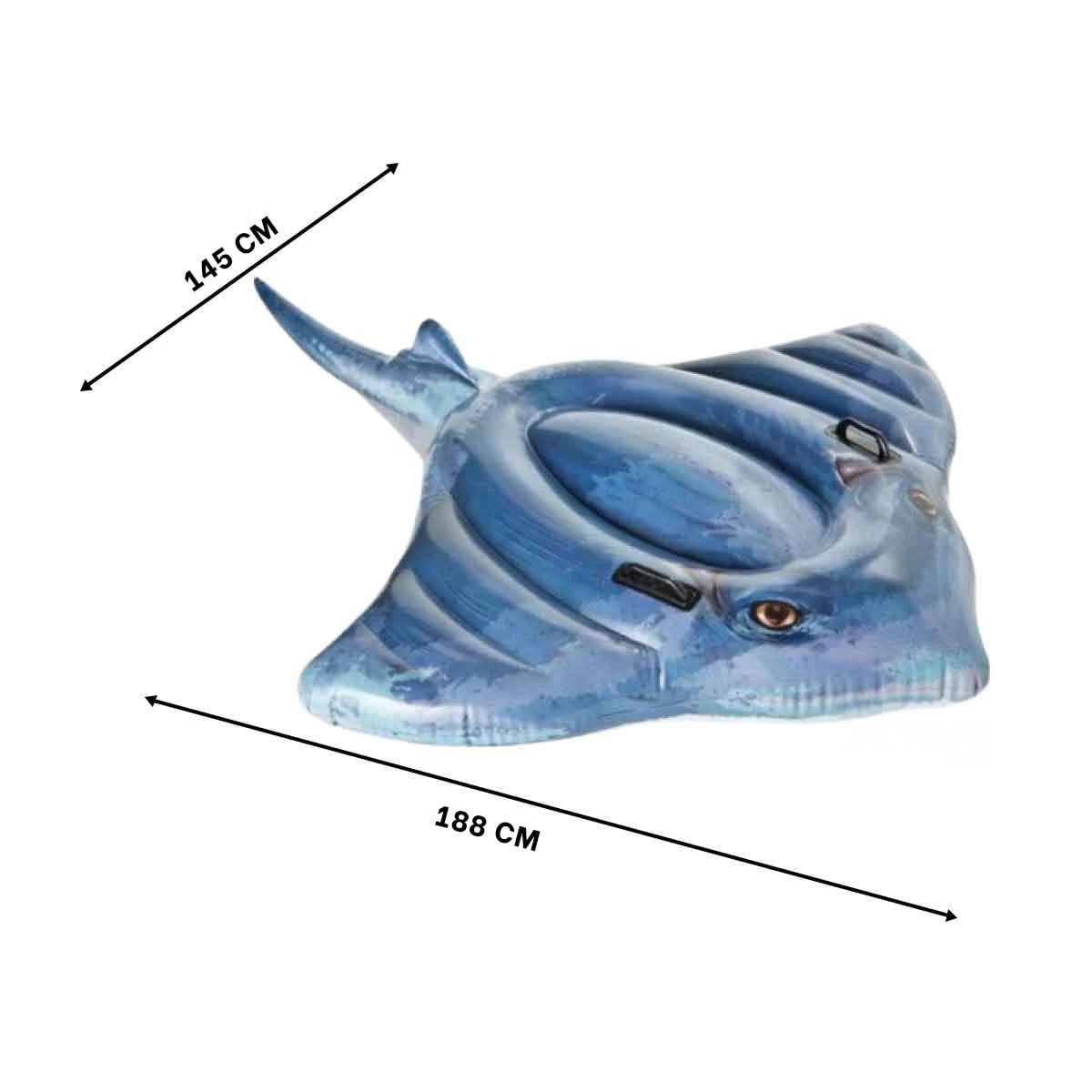 OBJETO FLOTANTE PARA PISCINA CON FORMA DE MANTARRAYA LLAMATIVA - 4