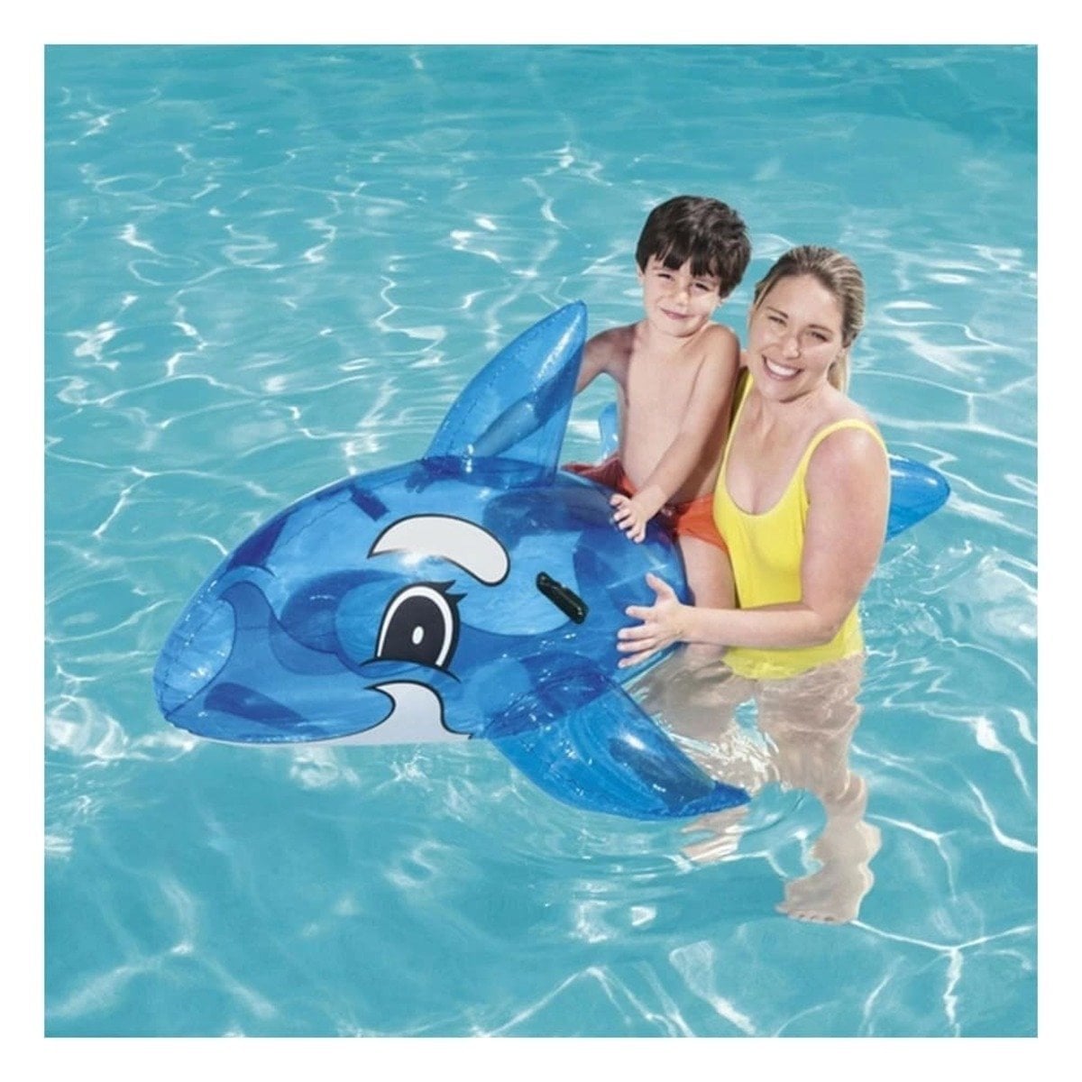 FLOTADOR DECORATIVO PARA PISCINA CON FORMA DE BALLENA Y+REGALO STICKER - 2