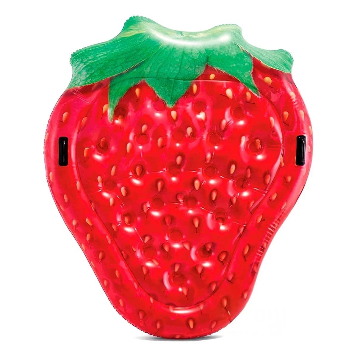 FLOTADOR INFLABLE ISLA DE FRESAS 137 X 132 CM PARA JUEGOS EN AGUA Y+PAPEL REGALO - 1