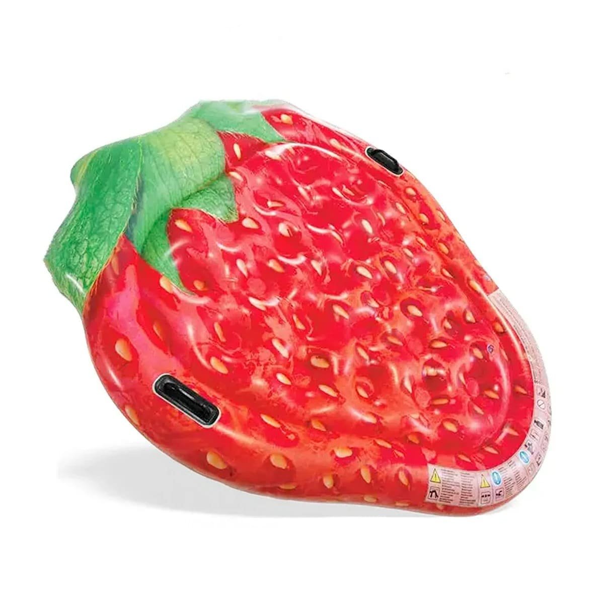 FLOTADOR ACUATICO ISLA DE FRESAS 137 X 132 CM PARA PISCINA INFANTIL Y+REGALO STICKER - 3