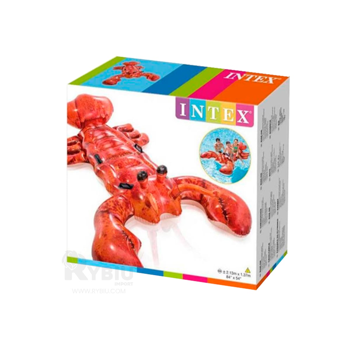 FLOTADOR DE GRAN DISEÑO FORMA DE LANGOSTA Y+REGALO AGENDITA - 1