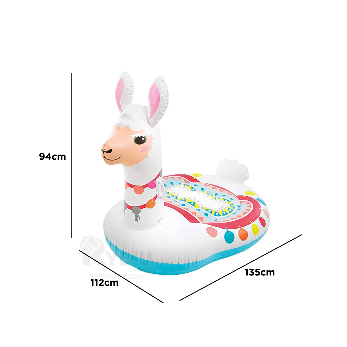 FLOTADOR DE GRAN DISEÑO EN FORMA DE LLAMA Y+REGALO AGENDITA - 5