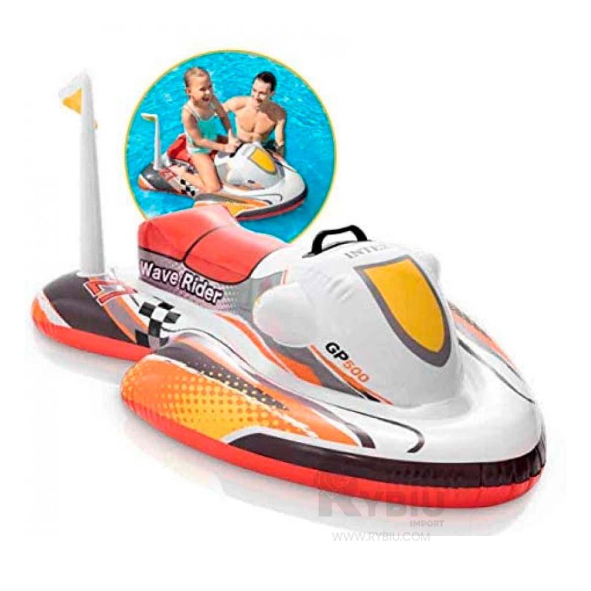 FLOTADOR DE GRAN DISEÑO EN FORMA DE MOTO Y+REGALO AGENDITA - 2