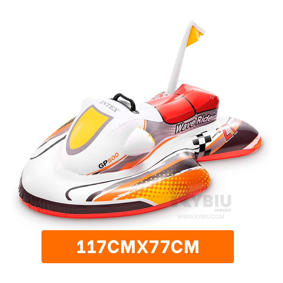 FLOTADOR DE GRAN DISEÑO EN FORMA DE MOTO Y+REGALO AGENDITA - 5