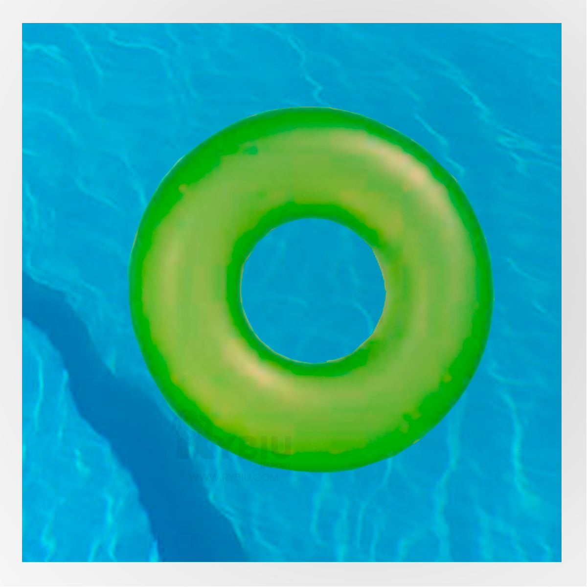 FLOTADOR DE GRAN DISEÑO 91CM EN VERDE NEON Y+REGALO AGENDITA - 2