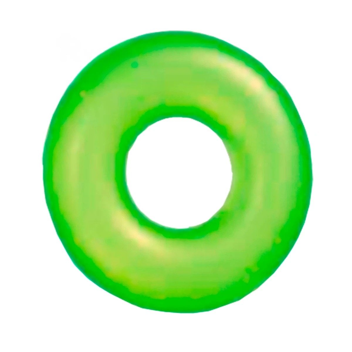 FLOTANTE GRANDE NEON VERDE 91 CM DIVERTIDO PARA PISCINA Y+PAPEL REGALO - 1
