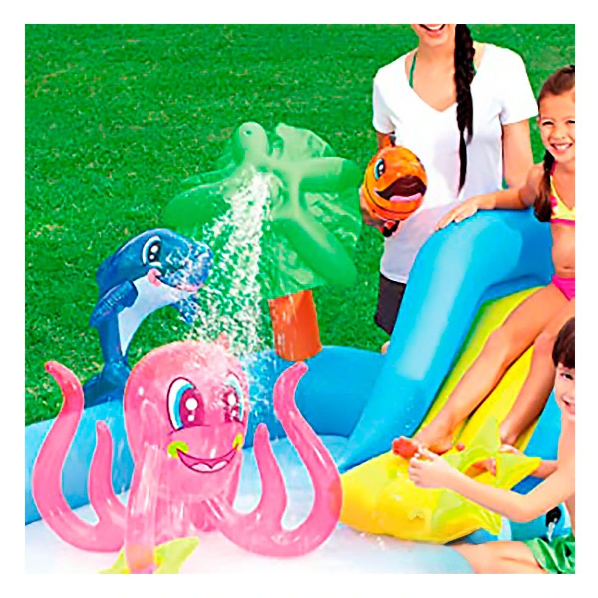 PARQUE INFANTIL BESTWAY 53052 239X206X86 CM ACUARIO PARA DIVERSION Y+PAPEL REGALO - 3
