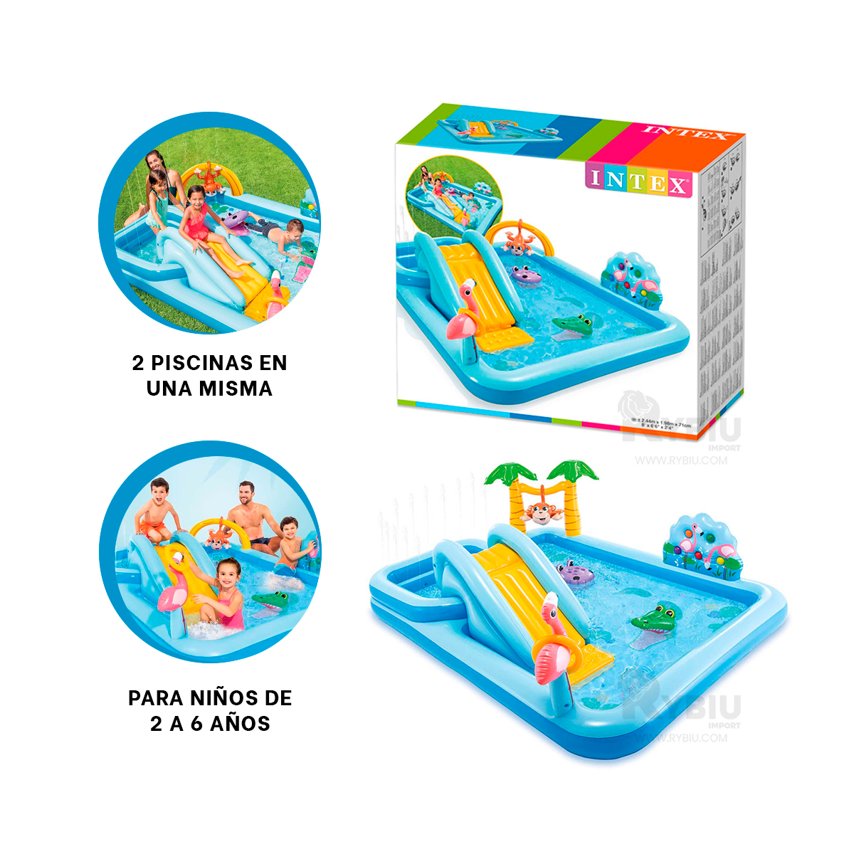 CENTRO DE JUEGO PARA NIÑOS EN CELESTE Y+AGENDITA - 3