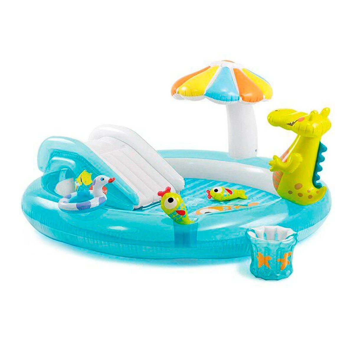 ZONA INFANTIL INTEX 57165NP 57129NP 203X173X89 CM PISCINA PARA JUEGOS Y+REGALO STICKER - 3