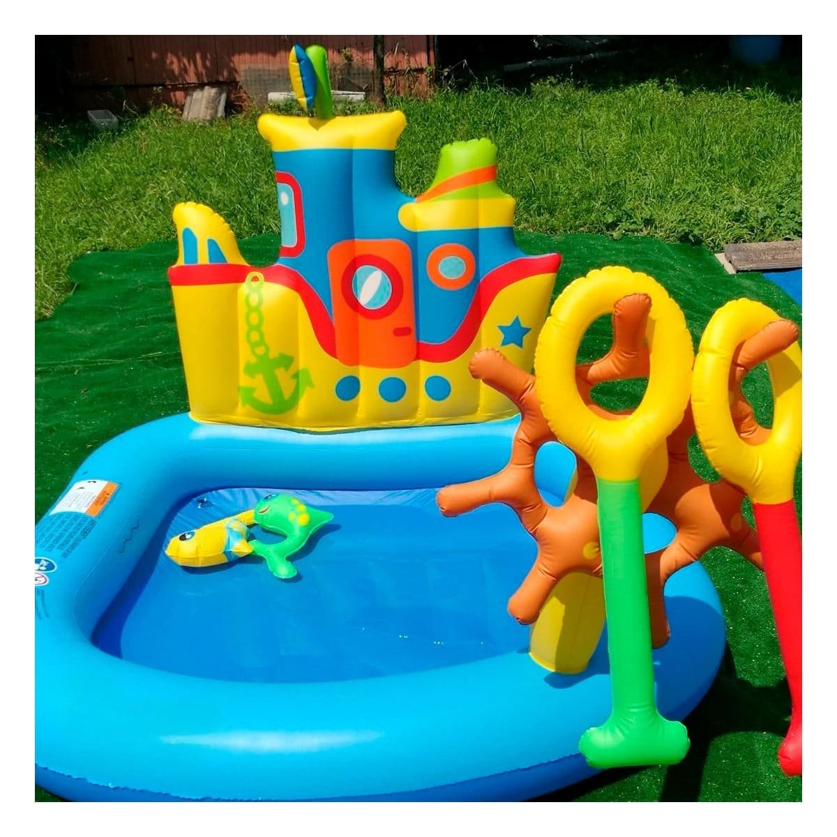JUEGO INFLABLE REMOLCADOR MOD. 52211 147X147 X 122 CM BESTWAY PARA PATIO - 2